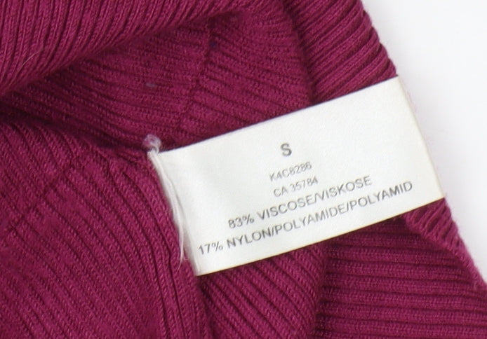 Precis Petite Women's Purple Roll Neck Jumper S