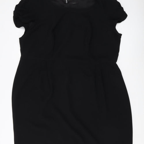 Marks & Spencer Women's Black Knee Length Sheath Dress
