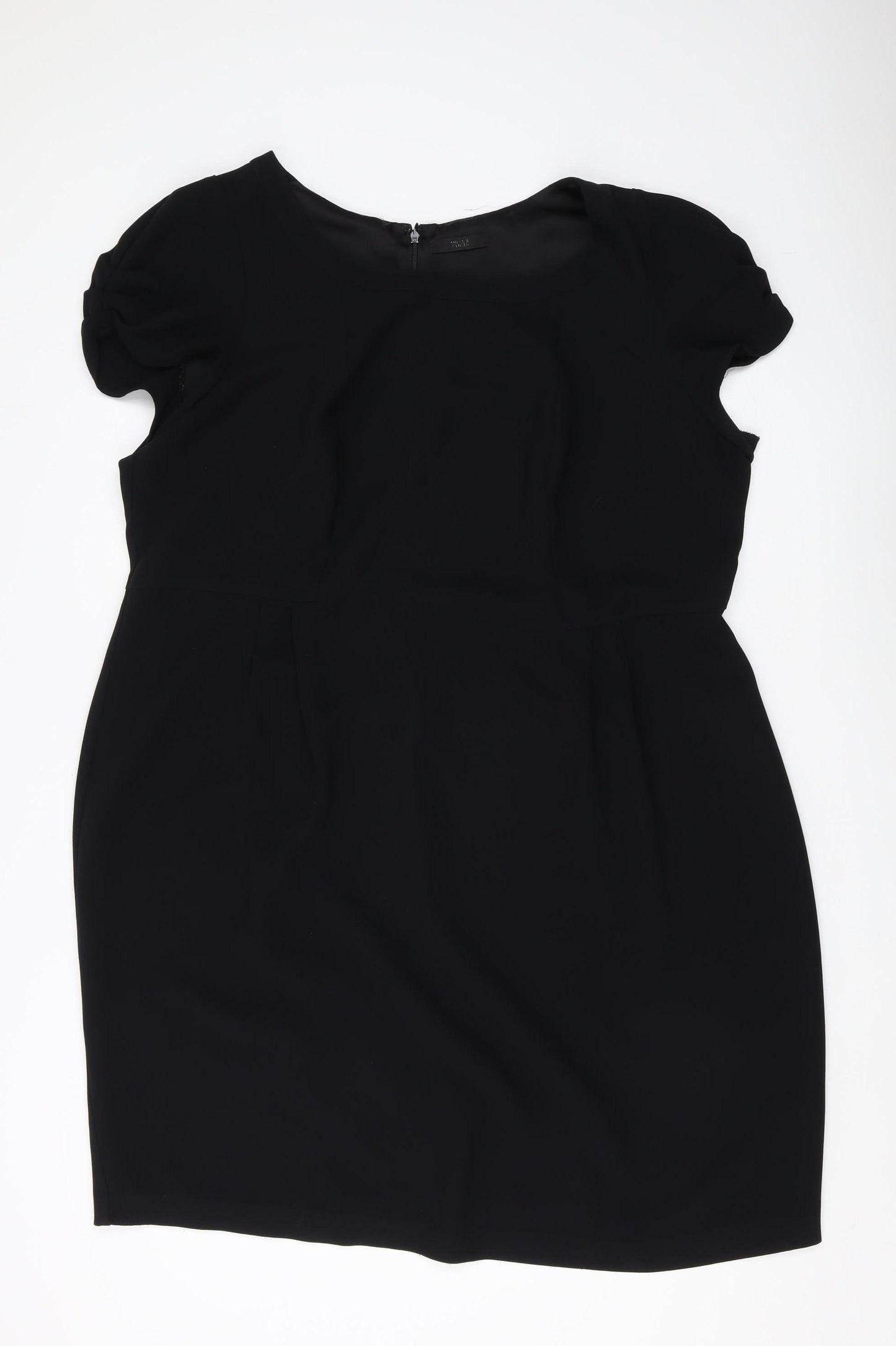 Marks & Spencer Women's Black Knee Length Sheath Dress