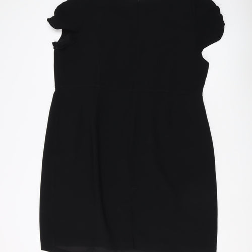 Marks & Spencer Women's Black Knee Length Sheath Dress