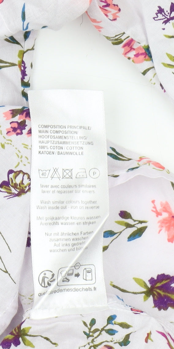 Damart Women's Multicoloured Floral Blouse Size 18