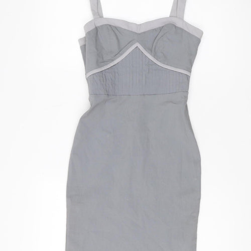 Fever Women's Grey Pencil Dress Size 10