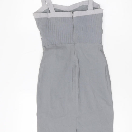 Fever Women's Grey Pencil Dress Size 10