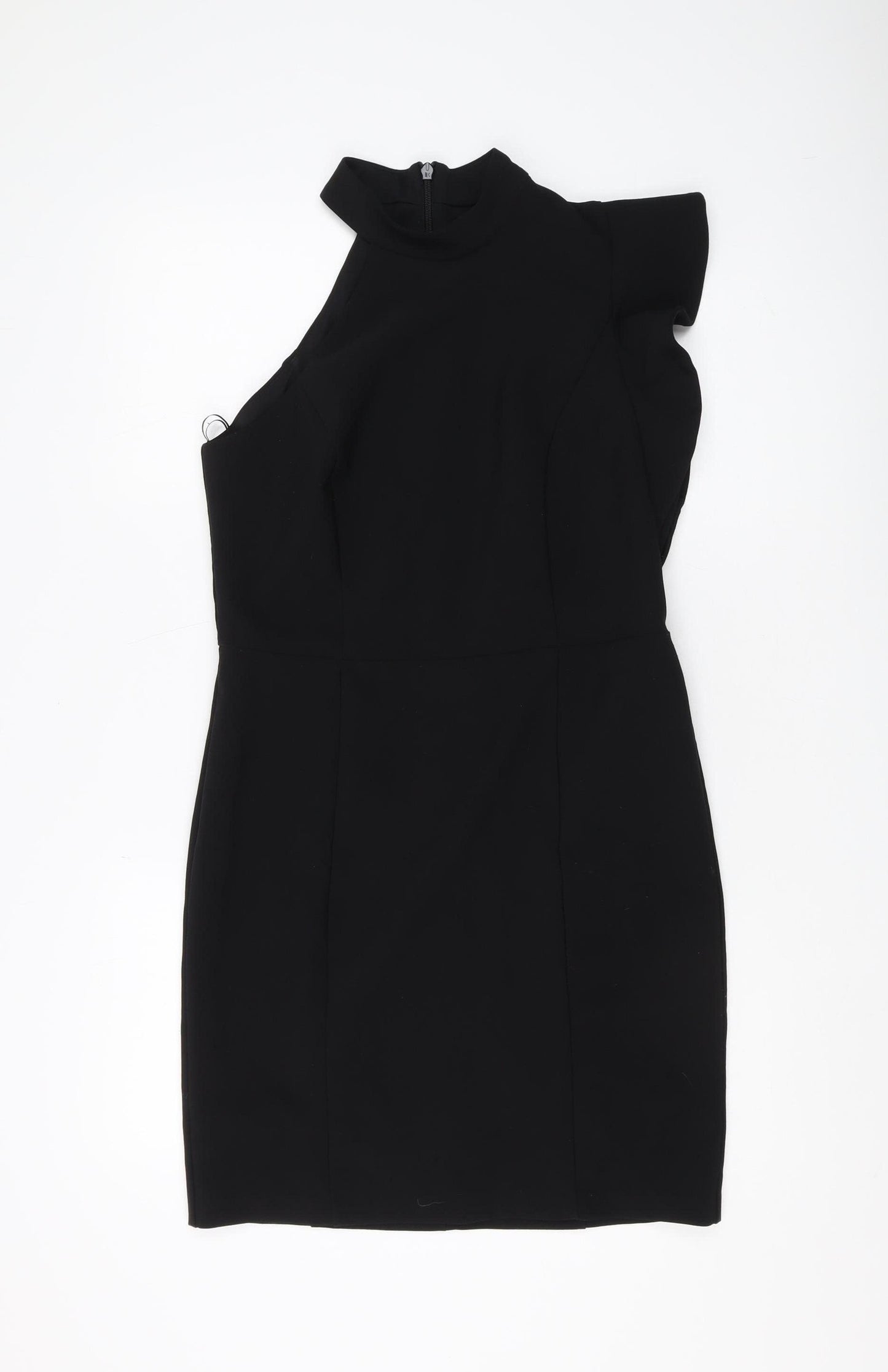 River Island Women's Black Bodycon Dress Size 14