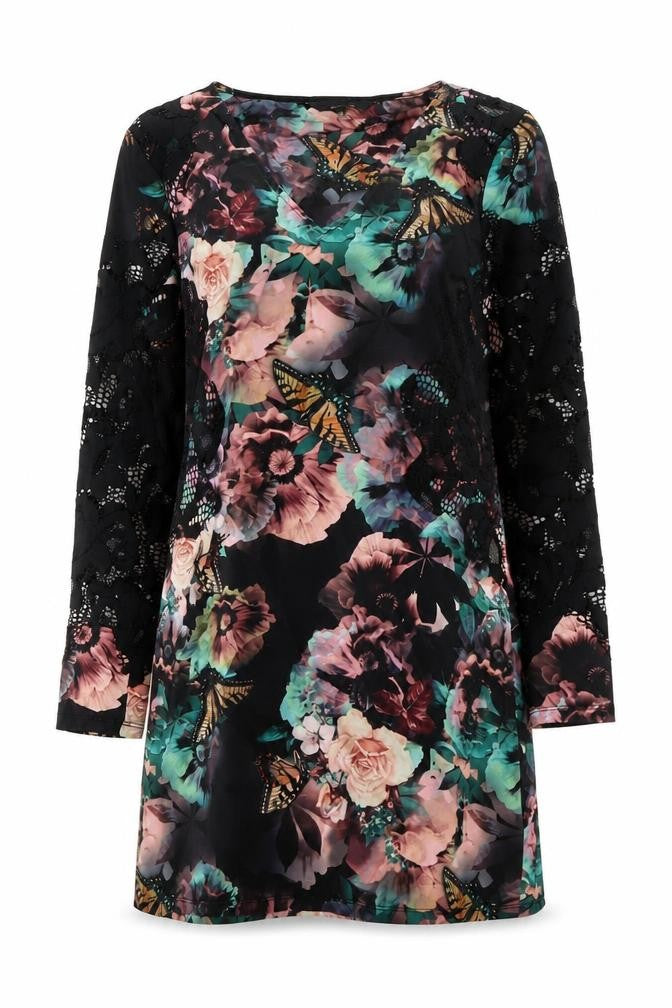 Front view of Star by Julien Macdonald Women's Multicoloured Shift Dress, size 14