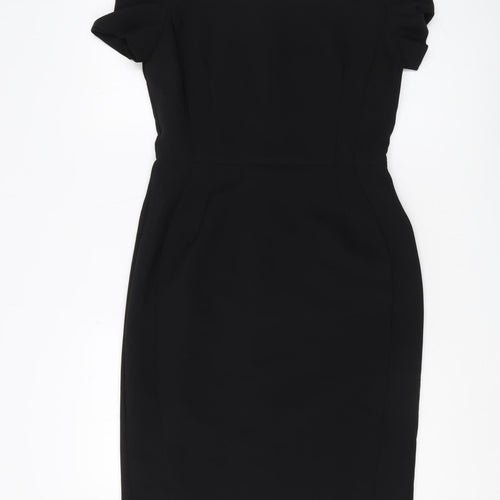 H&M Women's Black Bodycon Dress Size 8 Party/Cocktail