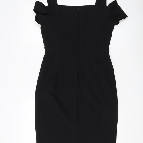 H&M Women's Black Bodycon Dress Size 8 Party/Cocktail