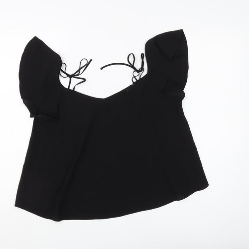 Topshop Black Women's Sleeveless Blouse Size 10