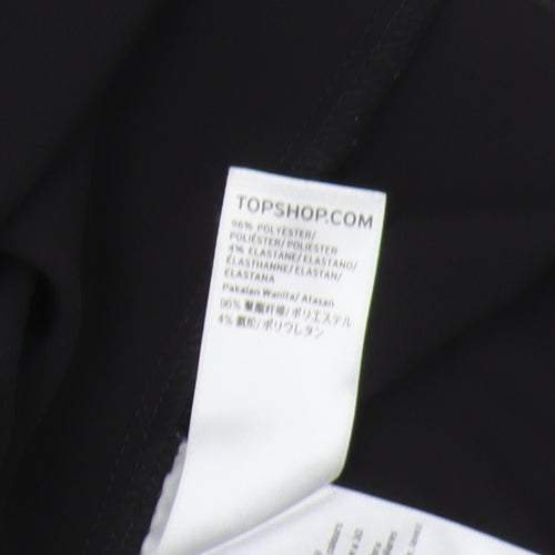 Topshop Black Women's Sleeveless Blouse Size 10