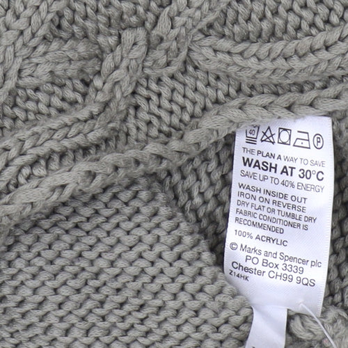 Marks and Spencer Women’s Green Cable-Knit Cardigan Size 16