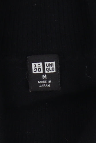 Uniqlo Women's Black Roll Neck Pullover Jumper in M
