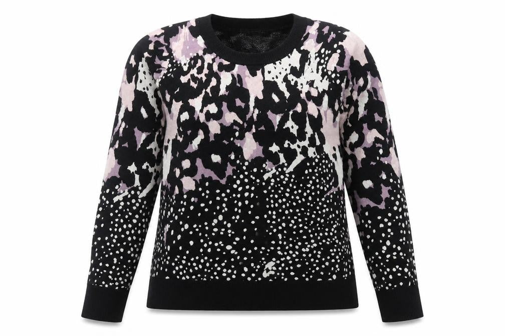 Front view of Next Women's Multicoloured Animal Print jumper, size 12
