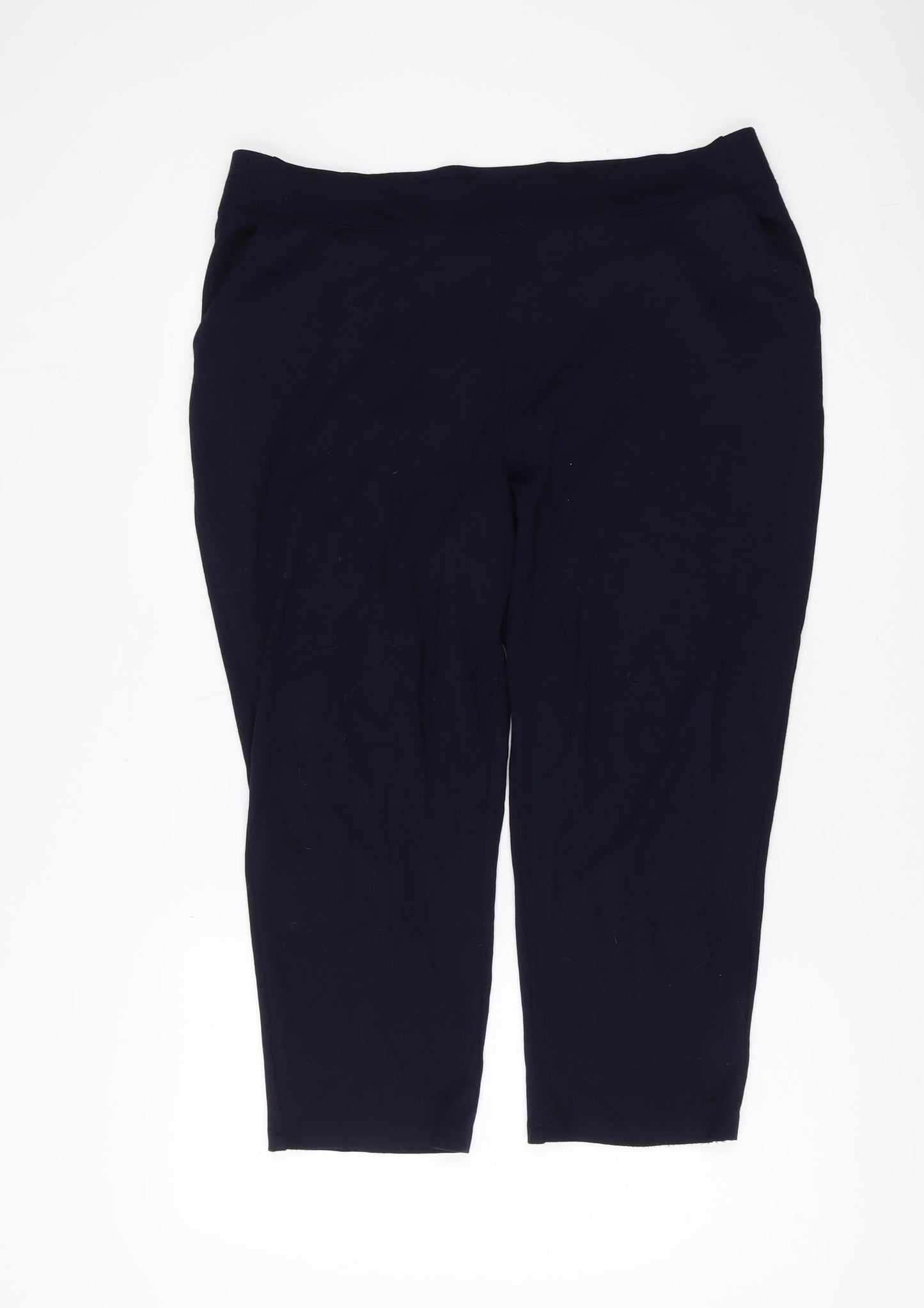 Bonmarché Women's Black Straight Trousers Size 18