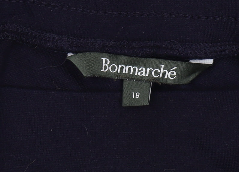 Bonmarché Women's Black Straight Trousers Size 18