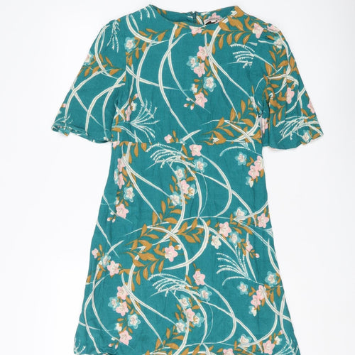 Marks and Spencer Women's Floral Dress, Size 8, Multicoloured