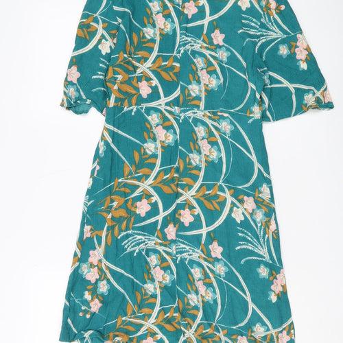 Marks and Spencer Women's Floral Dress, Size 8, Multicoloured