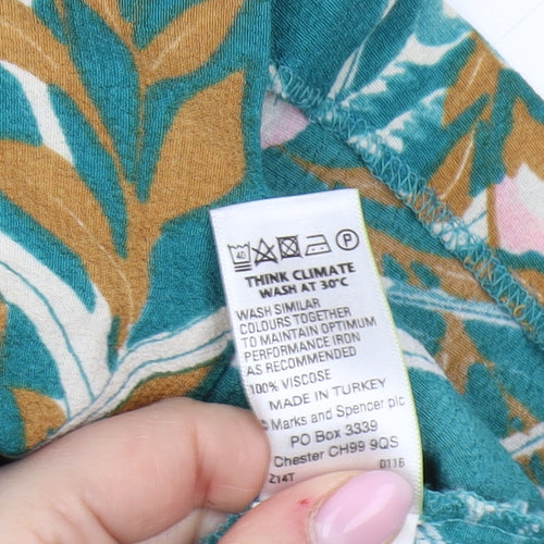Marks and Spencer Women's Floral Dress, Size 8, Multicoloured