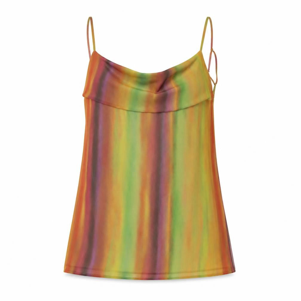 Pull&Bear Women's Multicoloured Camisole Tank