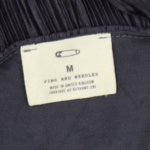 Pins and Needles Women's Black Slip Dress Medium