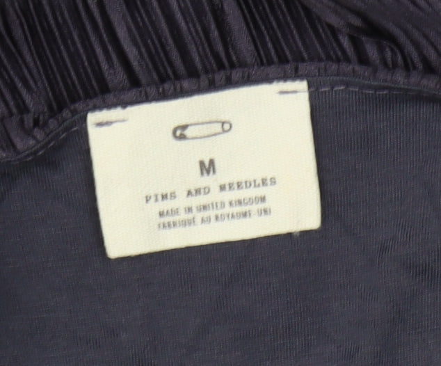 Pins and Needles Women's Black Slip Dress Medium