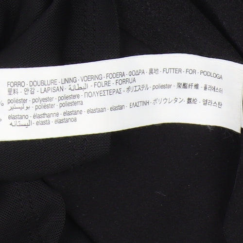 Bershka Women's Black Size 12 Bodycon Party Dress