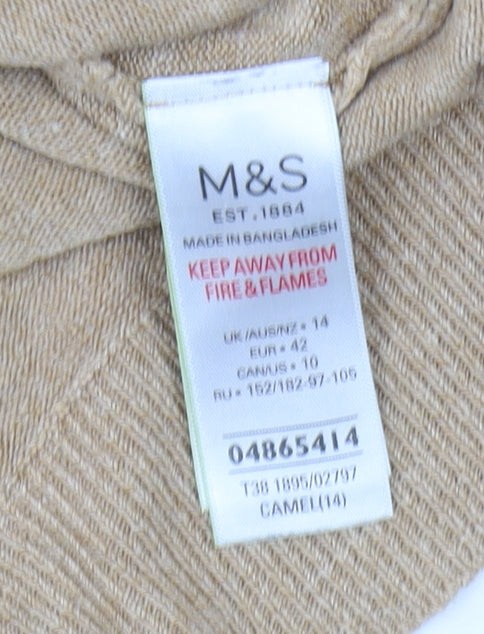 Marks and Spencer Beige Women’s Pullover Size 14