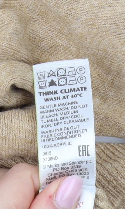 Marks and Spencer Beige Women’s Pullover Size 14