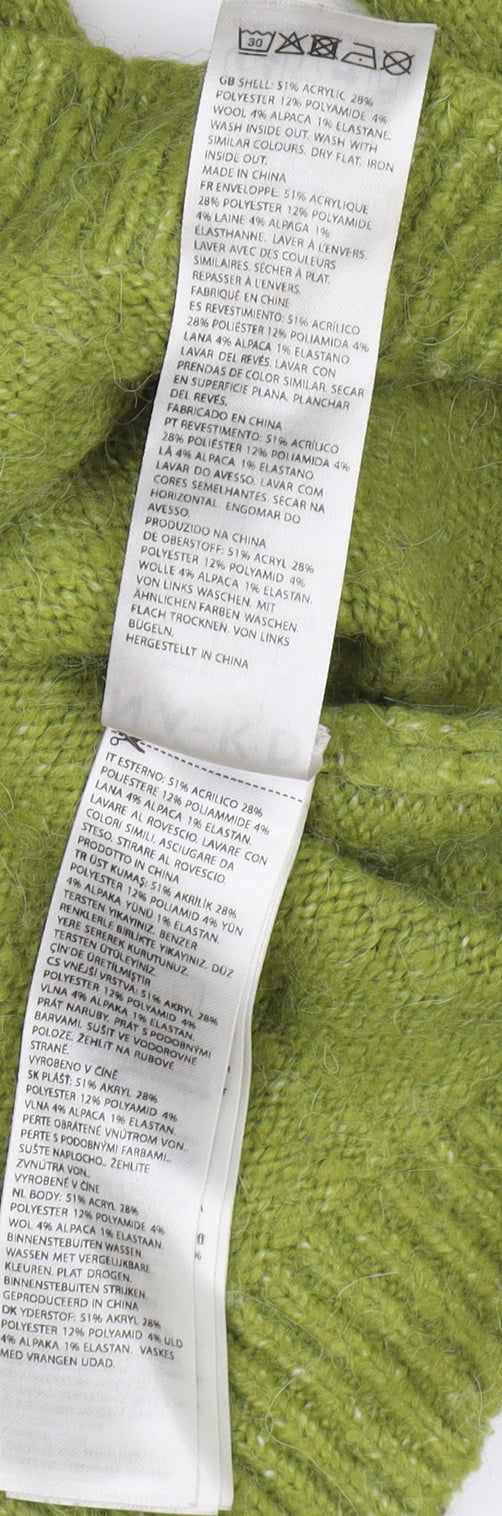 NA-KD Women's Green Crew Neck Jumper, Size S