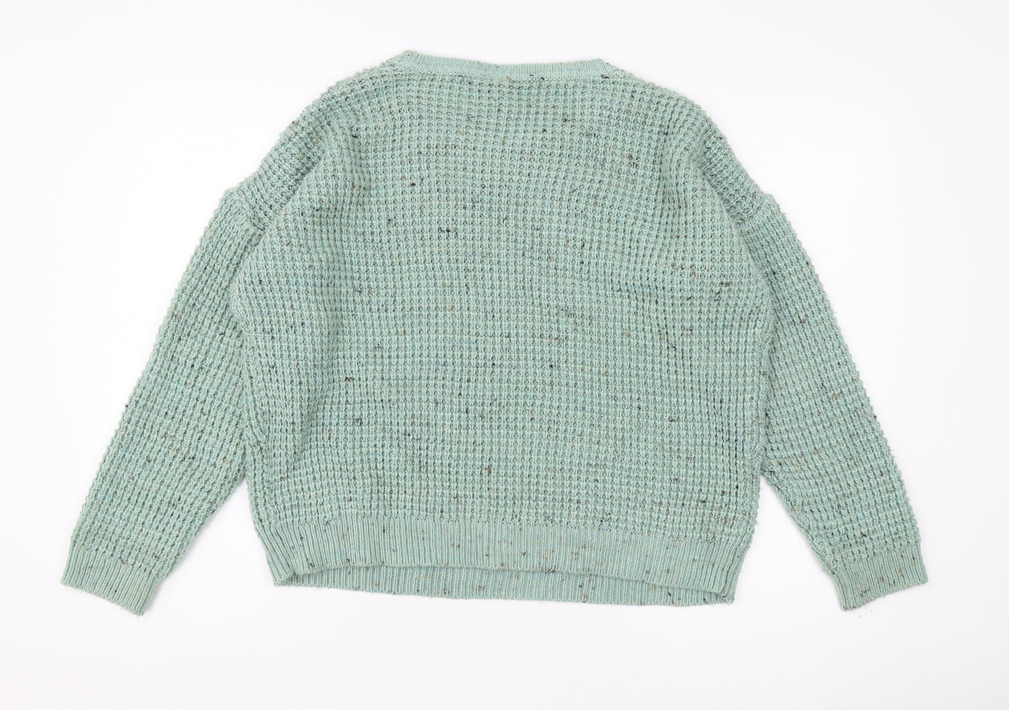 Topshop Women's Green Pullover Jumper Size 12