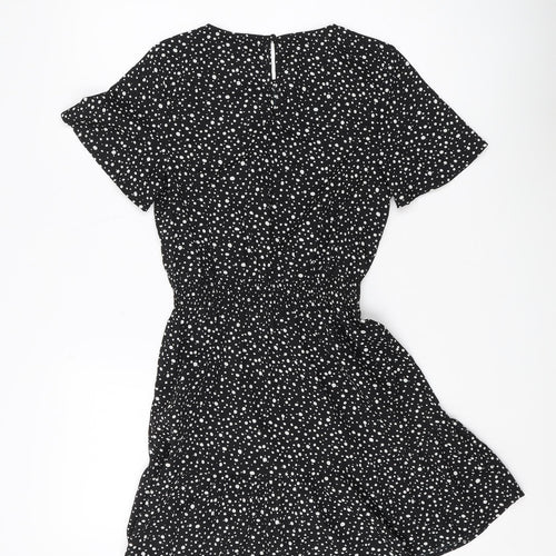 915 Generation Girls Black Polka Dot Short Dress, Age 12