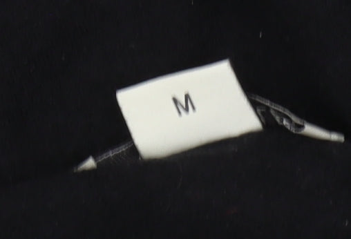 John Smedley Women's Black Merino Wool Pullover Jumper M