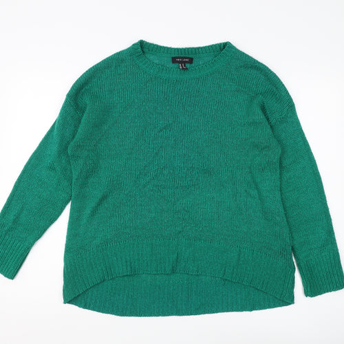 New Look Women's Green M Crew Neck Pullover Jumper