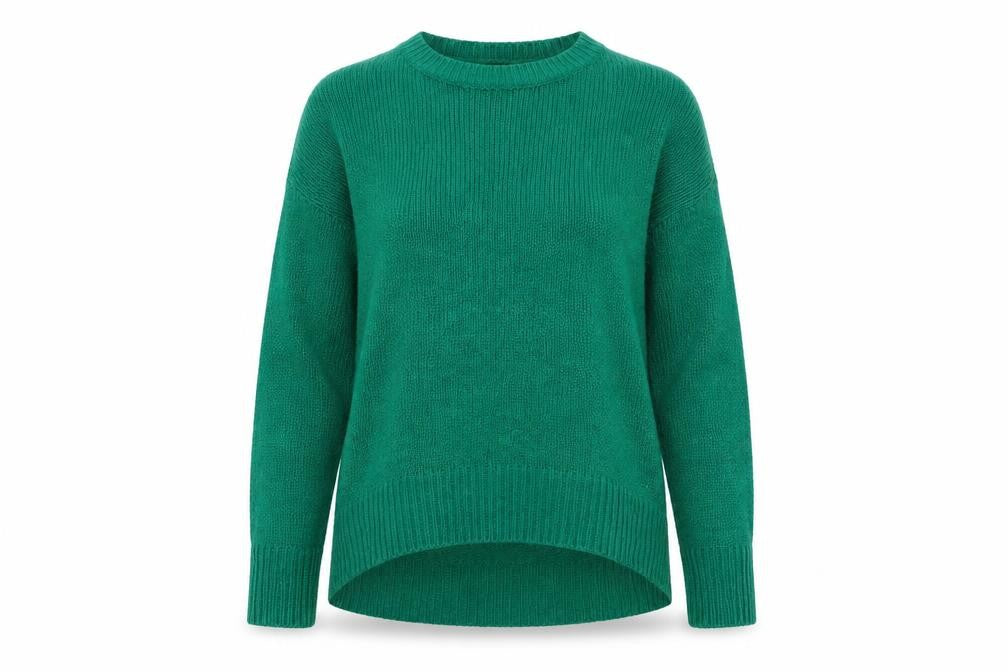 Front view of New Look Women's Green M Crew Neck jumper