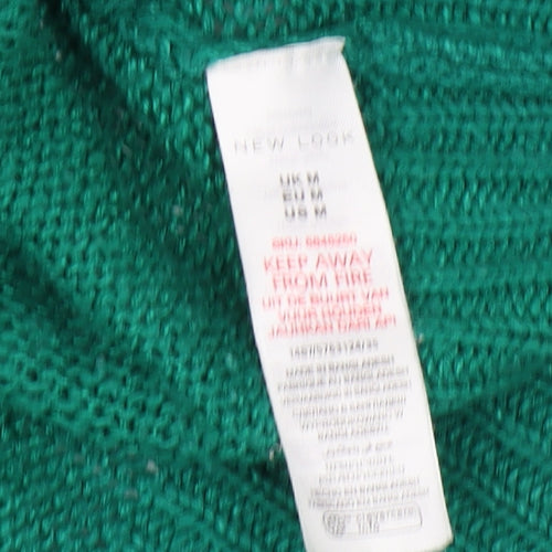 New Look Women's Green M Crew Neck Pullover Jumper