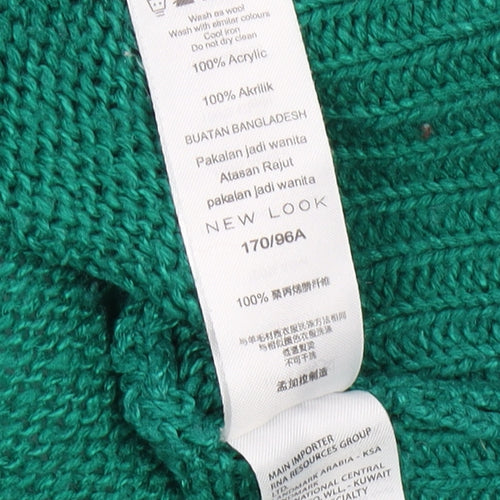 New Look Women's Green M Crew Neck Pullover Jumper