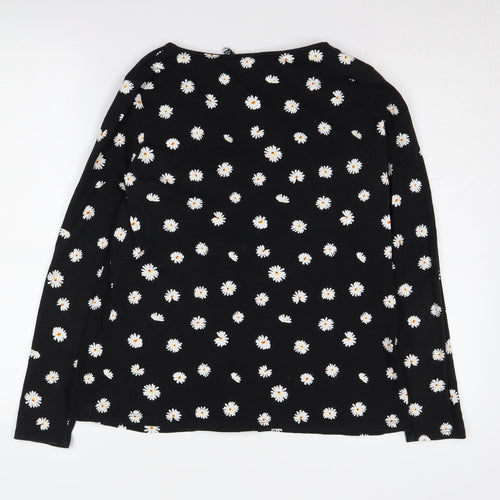 ASOS Design Women's Black Floral Maternity Cardigan