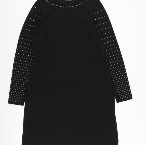Wallis Women's Black Shift Dress Size 14