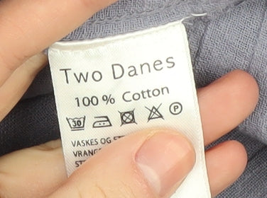 Two Danes Women's Purple Shirt Dress S Spring