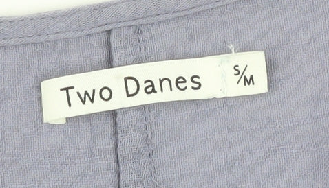Two Danes Women's Purple Shirt Dress S Spring
