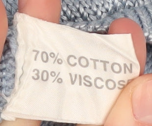 Richards Women's Blue Striped Pullover Jumper L