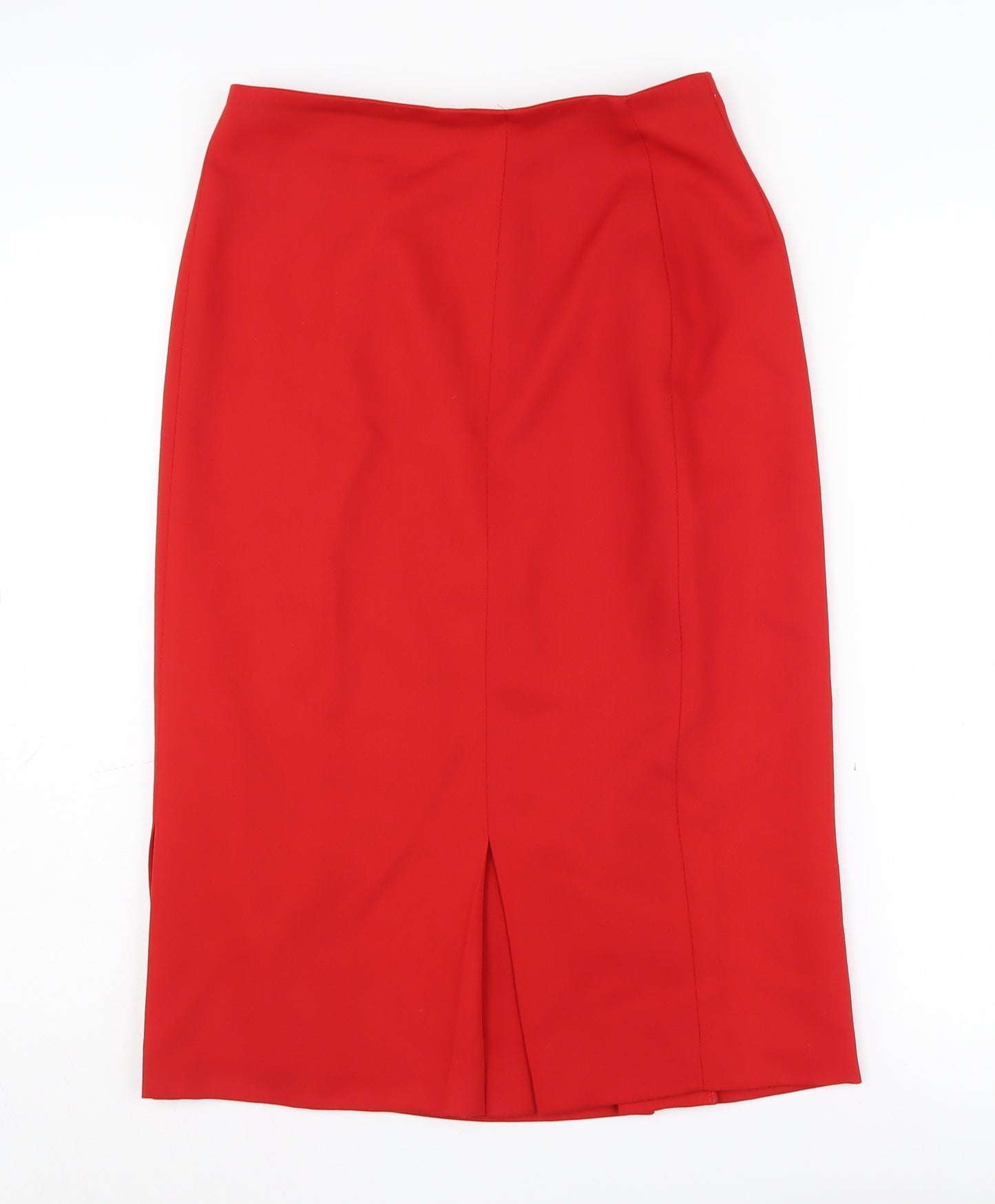 Marks and Spencer Women’s Red Midi Pencil Skirt, Size 12