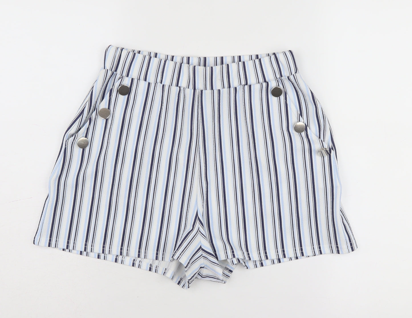 Quiz Women's Striped Chino Shorts Size 12