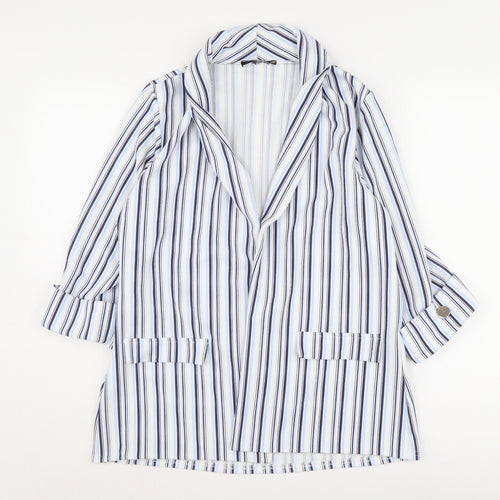 Quiz Women's Multicoloured Striped Blazer Size 12