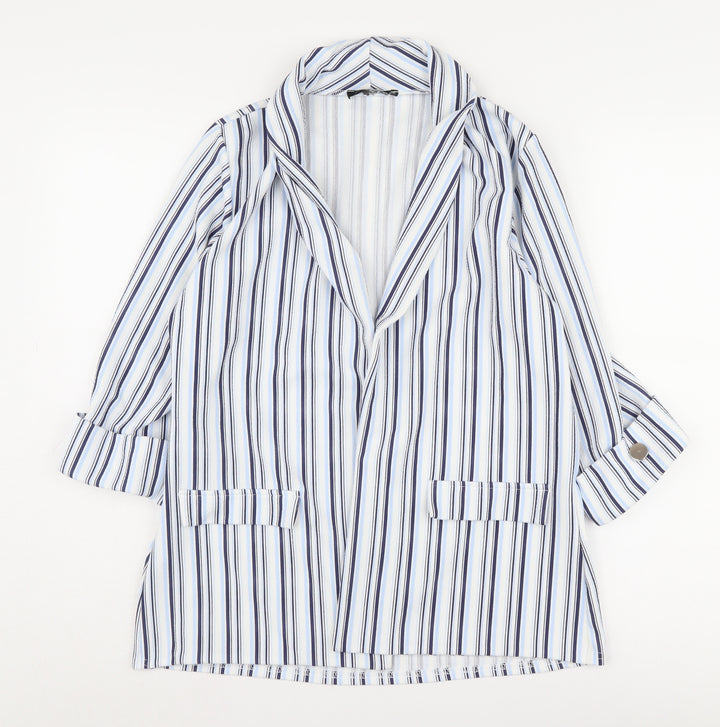 Quiz Women's Multicoloured Striped Blazer Size 12