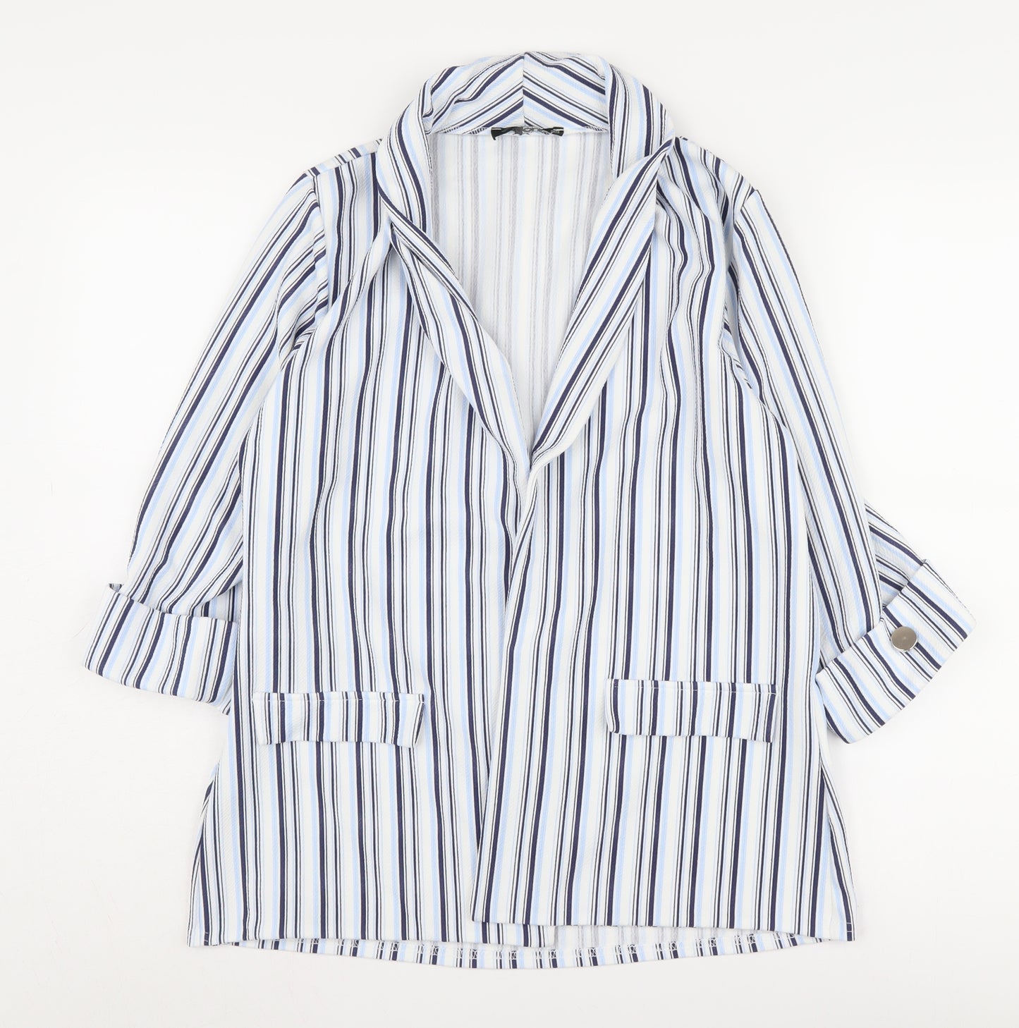 Quiz Women's Multicoloured Striped Blazer Size 12