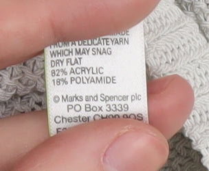 Marks and Spencer Women’s Ivory Pullover Jumper, Size 12