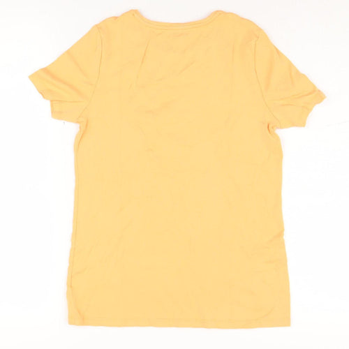 Talbots Women’s Yellow Short Sleeve T-Shirt S