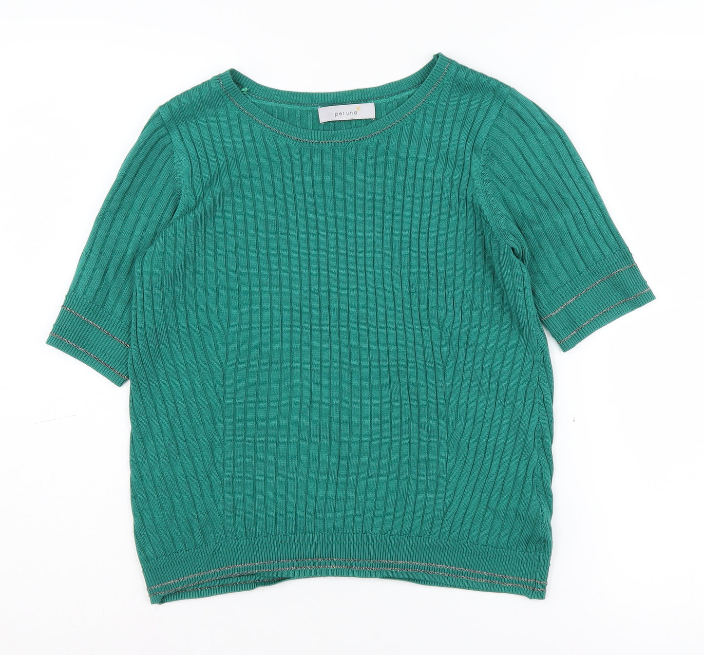 Marks and Spencer Women's Green Pullover Jumper Size 10