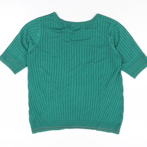 Marks and Spencer Women's Green Pullover Jumper Size 10