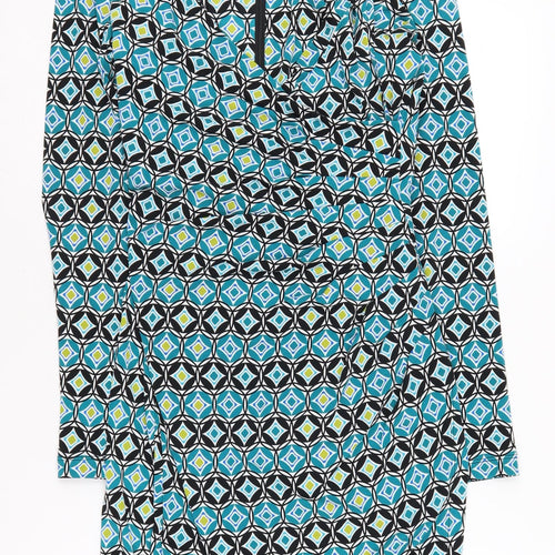 Episode Women's Geometric Dress UK 14 Multicolour